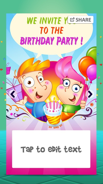 Birthday Party Invitations – e-Card Maker For 1st Birthday, Sweet 16 & 21st Birthday