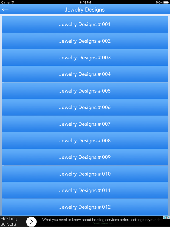 Screenshot #6 pour Bijoux Designs - Nouveaux Designs