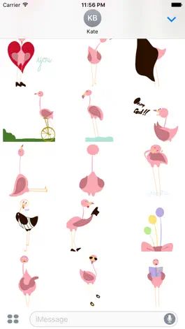 Game screenshot Pink Flamingo Animated hack