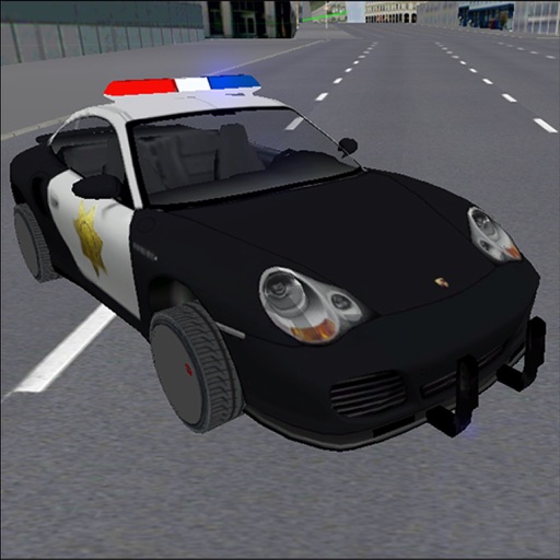Fast Police Car Criminal Chase Icon