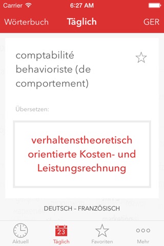 Verbis Geschäft Lexikon DE-FR screenshot 4