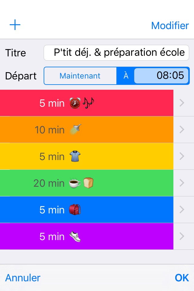 Hic Et Nunc Timer - customizable, easy, visual screenshot 4