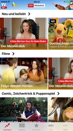 TV Pro Mediathek Kids ·