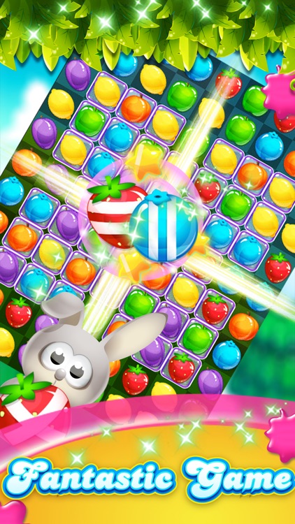 Charm Fruits Garden - New Sweet Match3 Blast