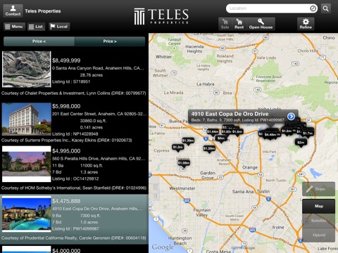 Teles Properties for iPad screenshot 2