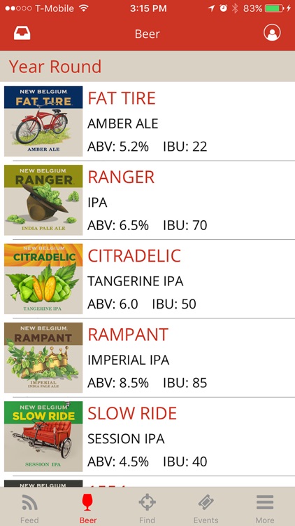 New Belgium Beer Mode