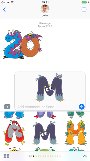 ABC - Stickers for iMessage(圖4)-速報App
