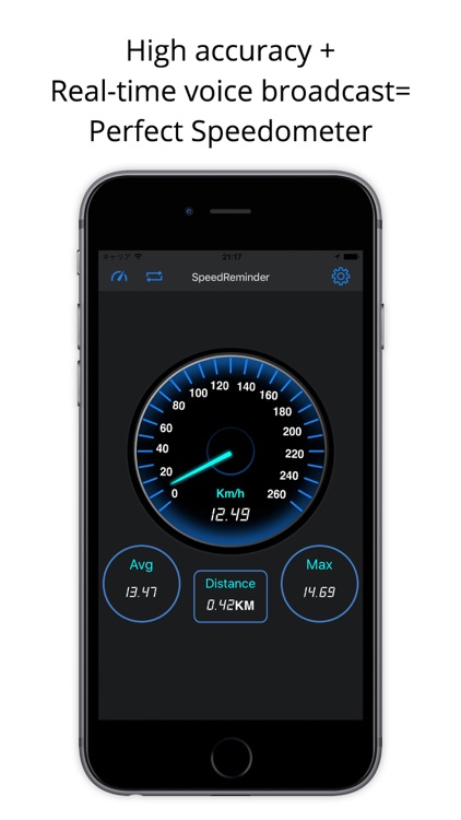 Speedometer Reminder + -Speaking GPS speed tracker
