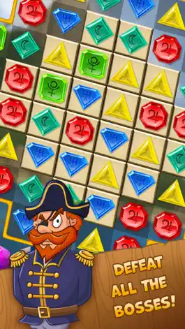 Game screenshot Pirates Gems Treasure - Jewel Free Edition mod apk