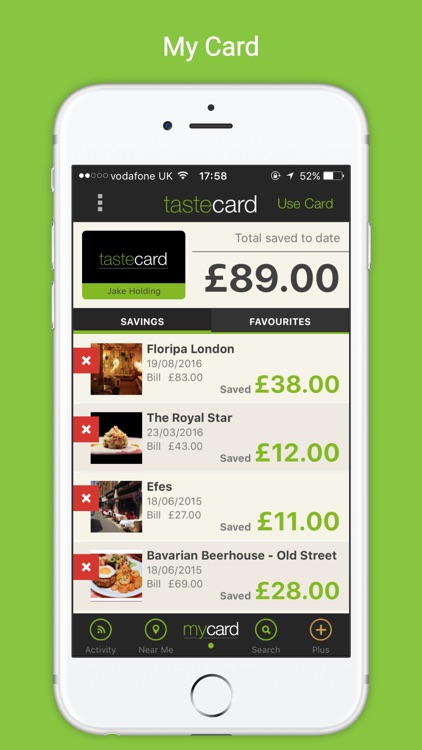 Tastecard | Restaurant Discounts | Dining Deals