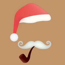 Santa Mask Sticker