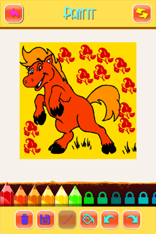 Horse Coloring-Interactive Colorfy Secret Editing screenshot 3