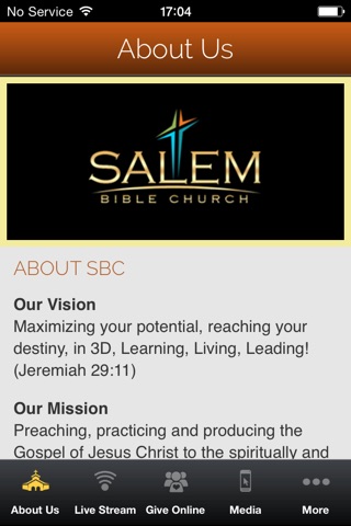 Salem Bible Church screenshot 3