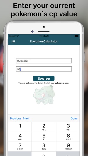 CP & IV Calculator: Evolution calc for P