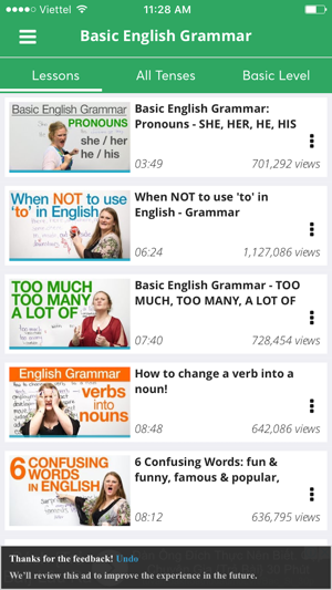 Basic English Grammar - All Tenses and lessons ESL(圖4)-速報App