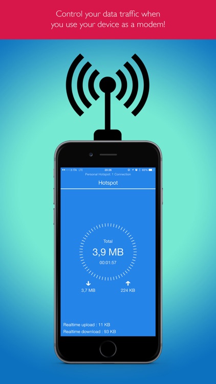 Hotspot Monitor Data Usage