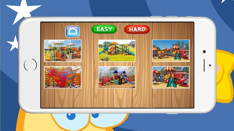 Playground Kids Parks Sliding Jigsaw Puzzles Games