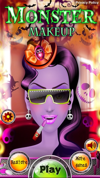 Monster Makeup - Kids Games & Girls Dressup Salon screenshot-4