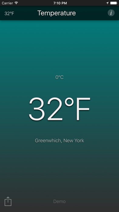 Temperature App review screenshots