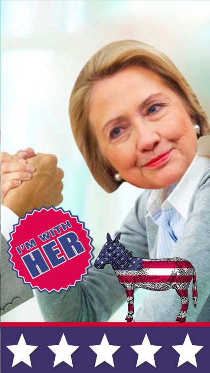 Presidential Election 2016 - Stickers for photos