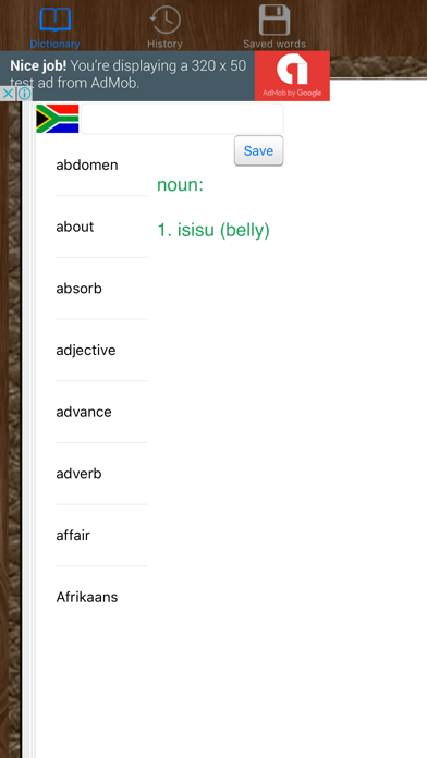 How to cancel & delete English Zulu Dictionary from iphone & ipad 1