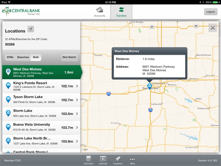 Central Bank Mobile Banking for iPad screenshot-4