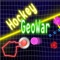 Play with a friend hockey mixed with classic geometric space wars