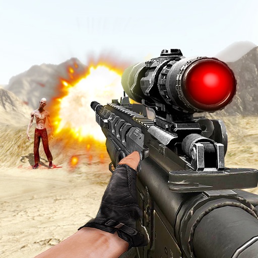 Zombie Walking 3D:The Dead Frontier Shooting Games iOS App