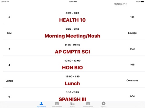 RPS Scheduling screenshot 2