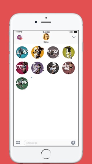 Fitness time stickers by HUT for iMessage(圖2)-速報App