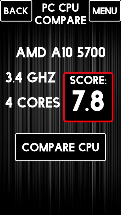 PC CPU Compare