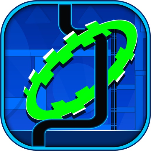 Geometry Shape Pipe Dash -  Stay in the Ring Line Reaction Runner FREE icon