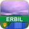 Erbil, Iraq offline map mobile application