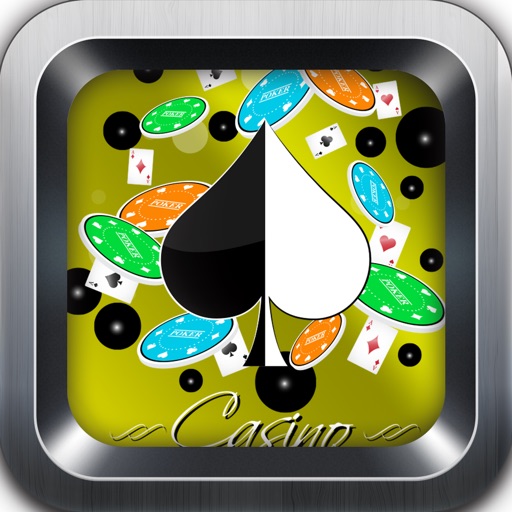 Casino Black and White Slots Machines Games icon
