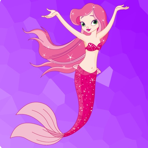 Mermaid Coloring Book Game For Adults & Kids Spree Icon