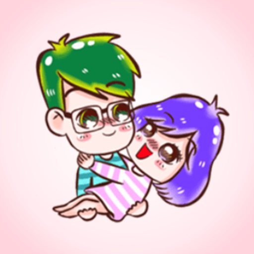 Lovely Lovers > Stickers! icon