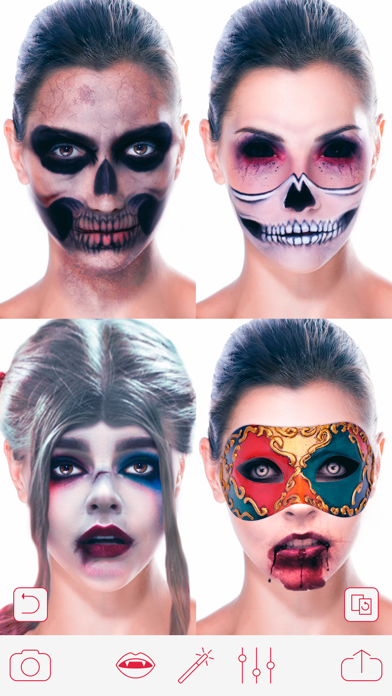 ハロウィーンのメイクアップ Halloween Makeup Iphoneアプリランキング