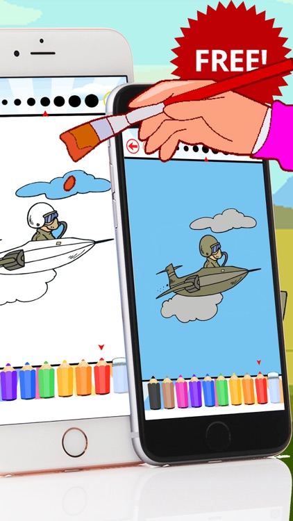 Army War Coloring Book Free For Kids and Toddlers screenshot-4