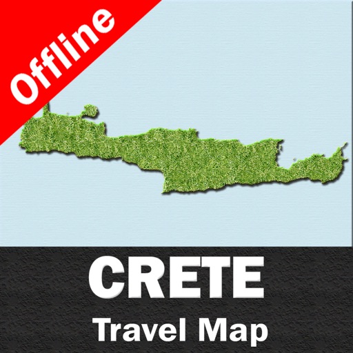 CRETE (GREECE) – GPS Travel Map Offline Navigator icon