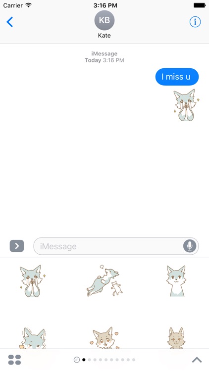 Wolf sticker screenshot-3