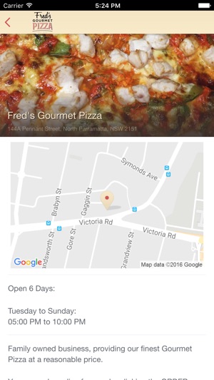 Fred's Gourmet Pizza(圖2)-速報App