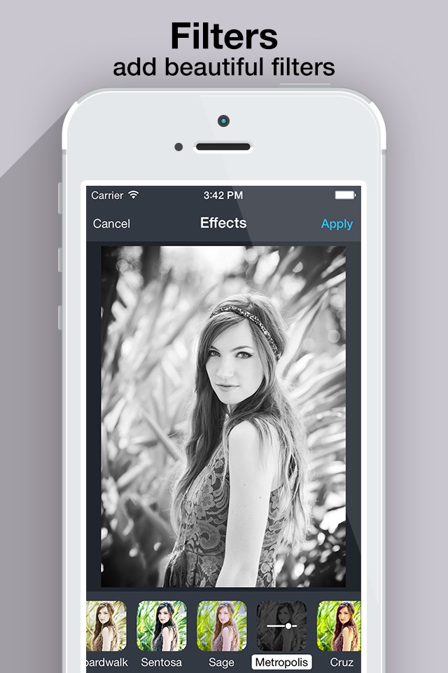 PhotoKit - Deluxe Pic Editor & Vintage Camera With Creative Fx & Filters Aslo Instagram Export screenshot 3