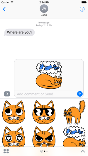 Orange Cat Stickers(圖1)-速報App