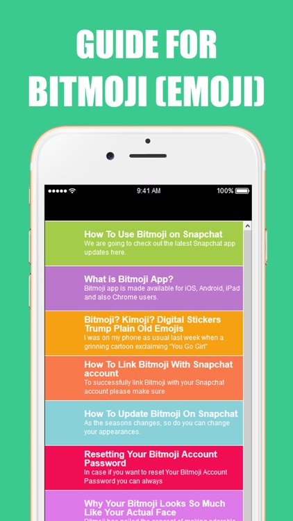 Guide for Bitmoji Your Personal Emoji