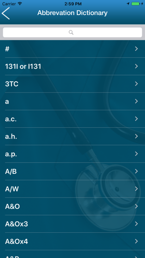 Medical Abbrevation Dictionary(圖3)-速報App