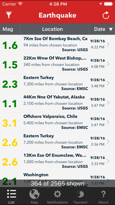 Earthquake Lite - Rea... screenshot1