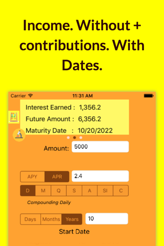 Illuminating Compound Interest Calculator screenshot 2