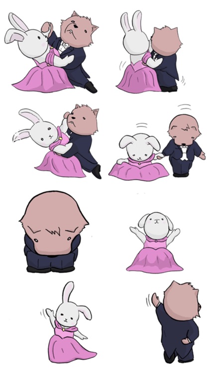 Sweet Ballroom Dance - Stickers & Emoji!