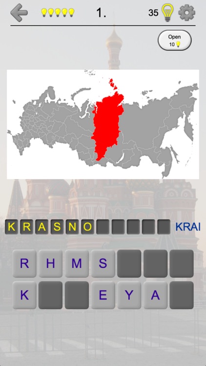 Russian Regions: Quiz on Maps & Capitals of Russia screenshot-3