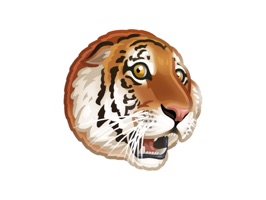 Russian rare species of animals in VK and WWF sticker pack